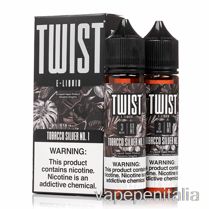 Vape In Italia Tabacco Argento N. 1 - Twist E-liquid - 120 Ml 3 Mg